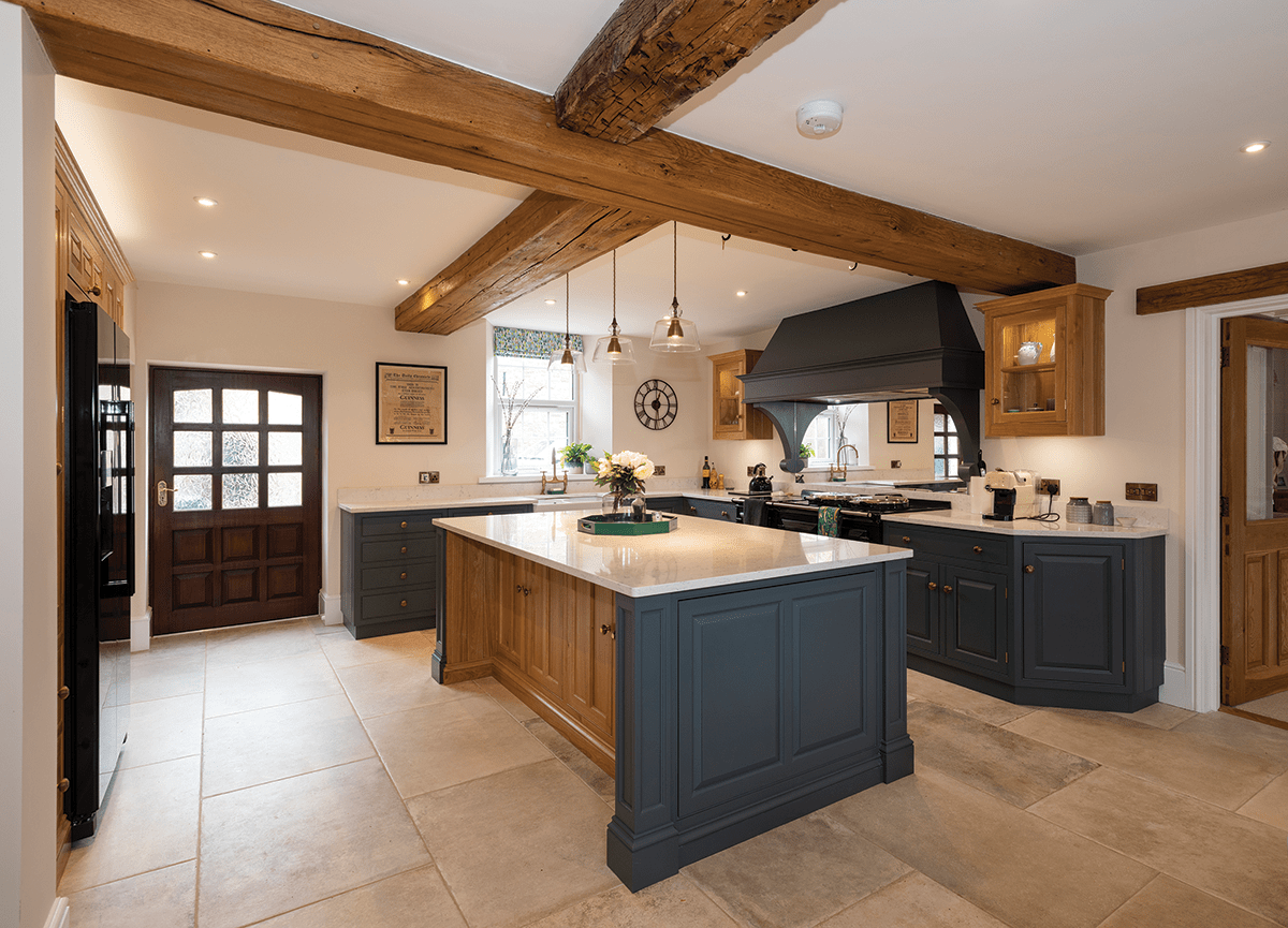 Kitchen designed, manufactured, and installed by Thwaite Holme